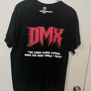 DMX Black T-Shirt with Red Graphic